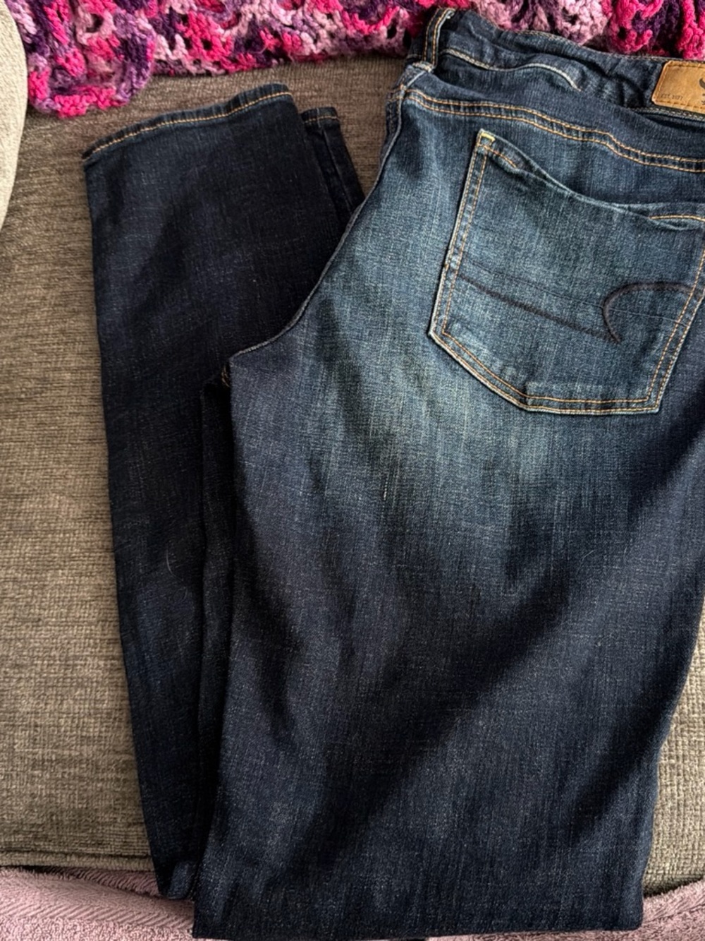 American Eagle Outfitters Women’s Skinny Dark Blue Jeans